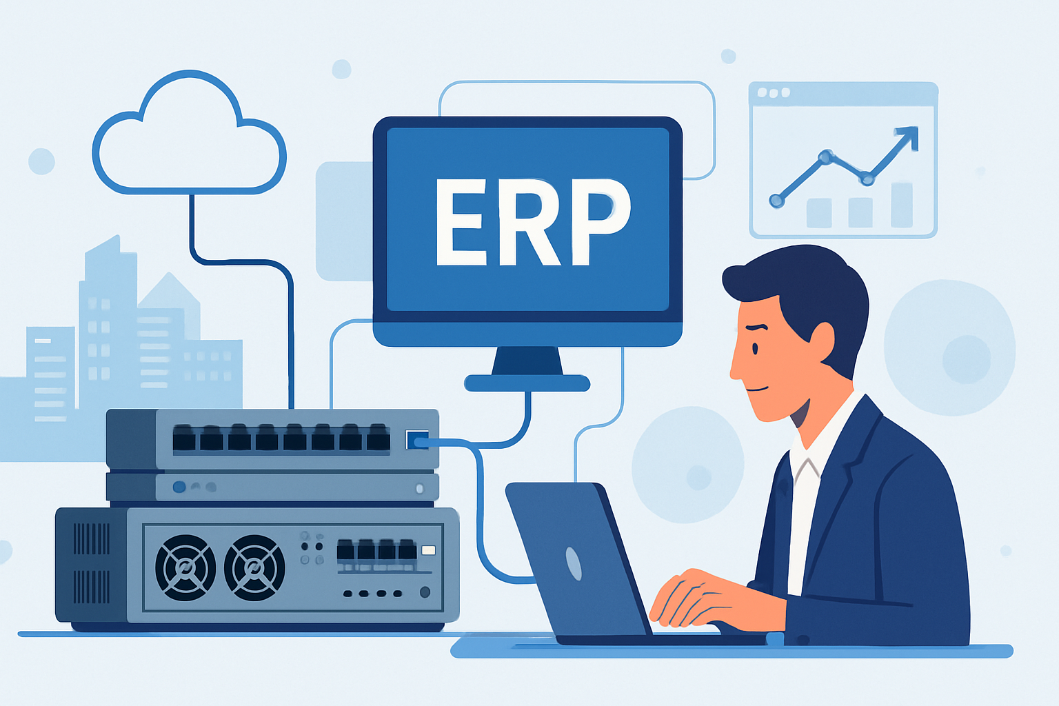 Infraestructura de Red: Clave para Implementaciones ERP Exitosas